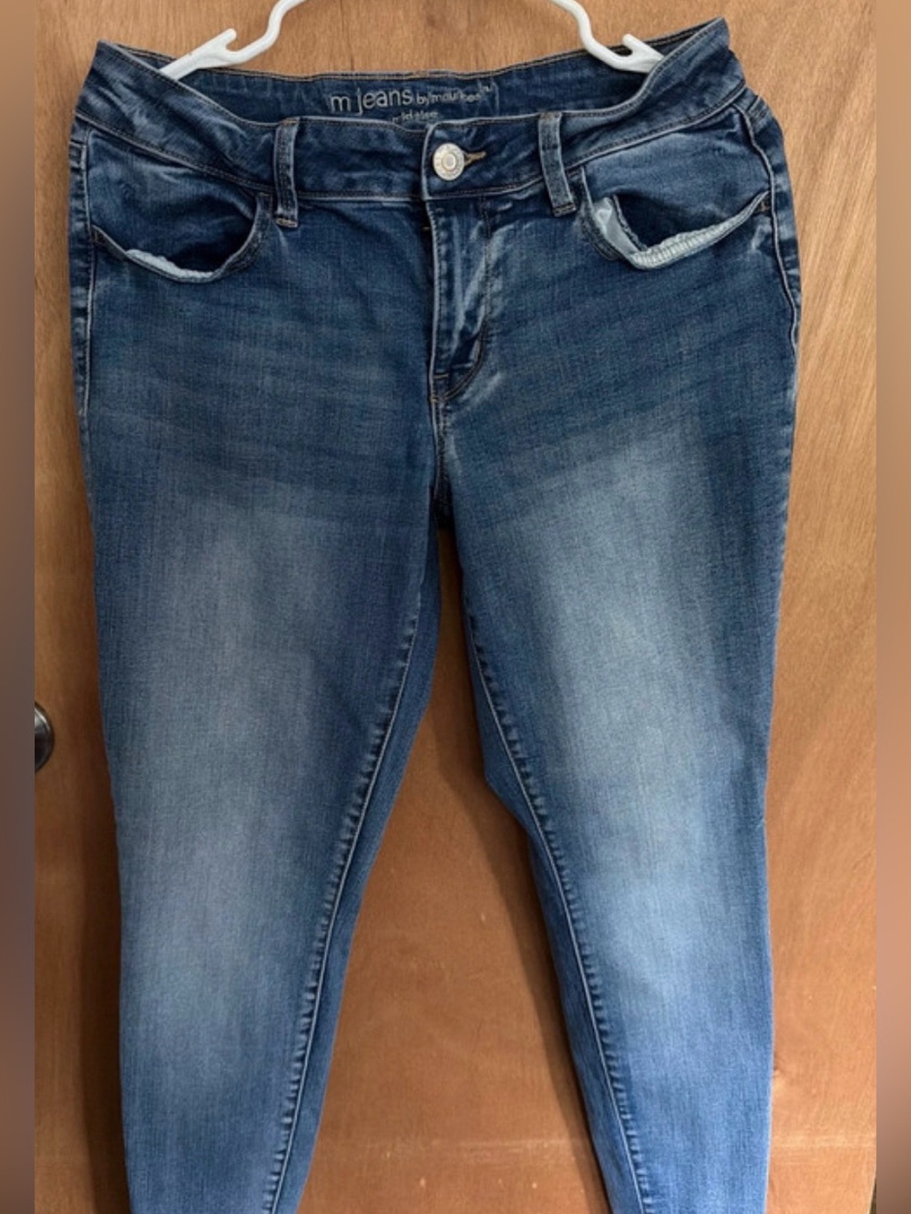 Maurices Women's Dark Blue Skinny Jeans
